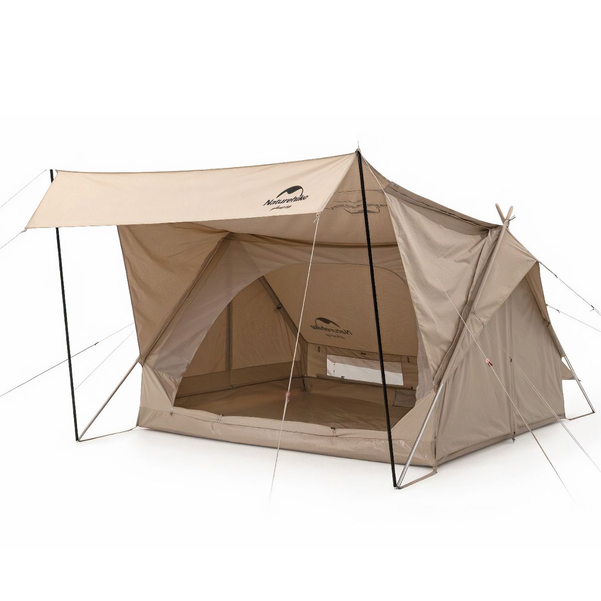  Lều cắm Trại Mông Cổ Glamping Có Mái Che Naturehike 