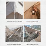  Lều cắm Trại Mông Cổ Glamping Có Mái Che Naturehike 