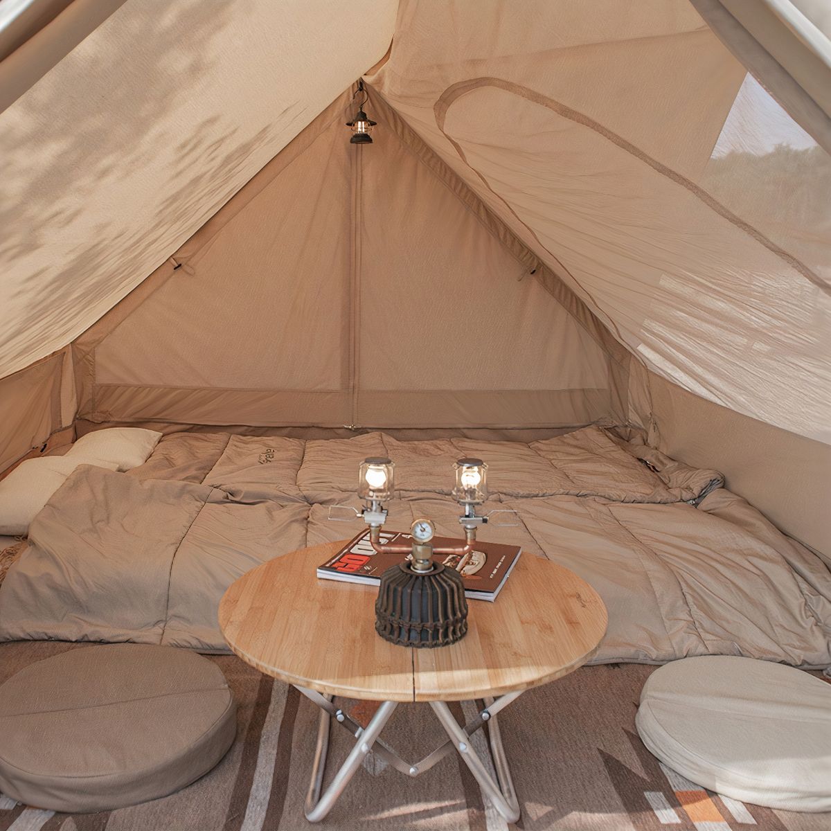  Lều cắm Trại Mông Cổ Glamping Có Mái Che Naturehike 