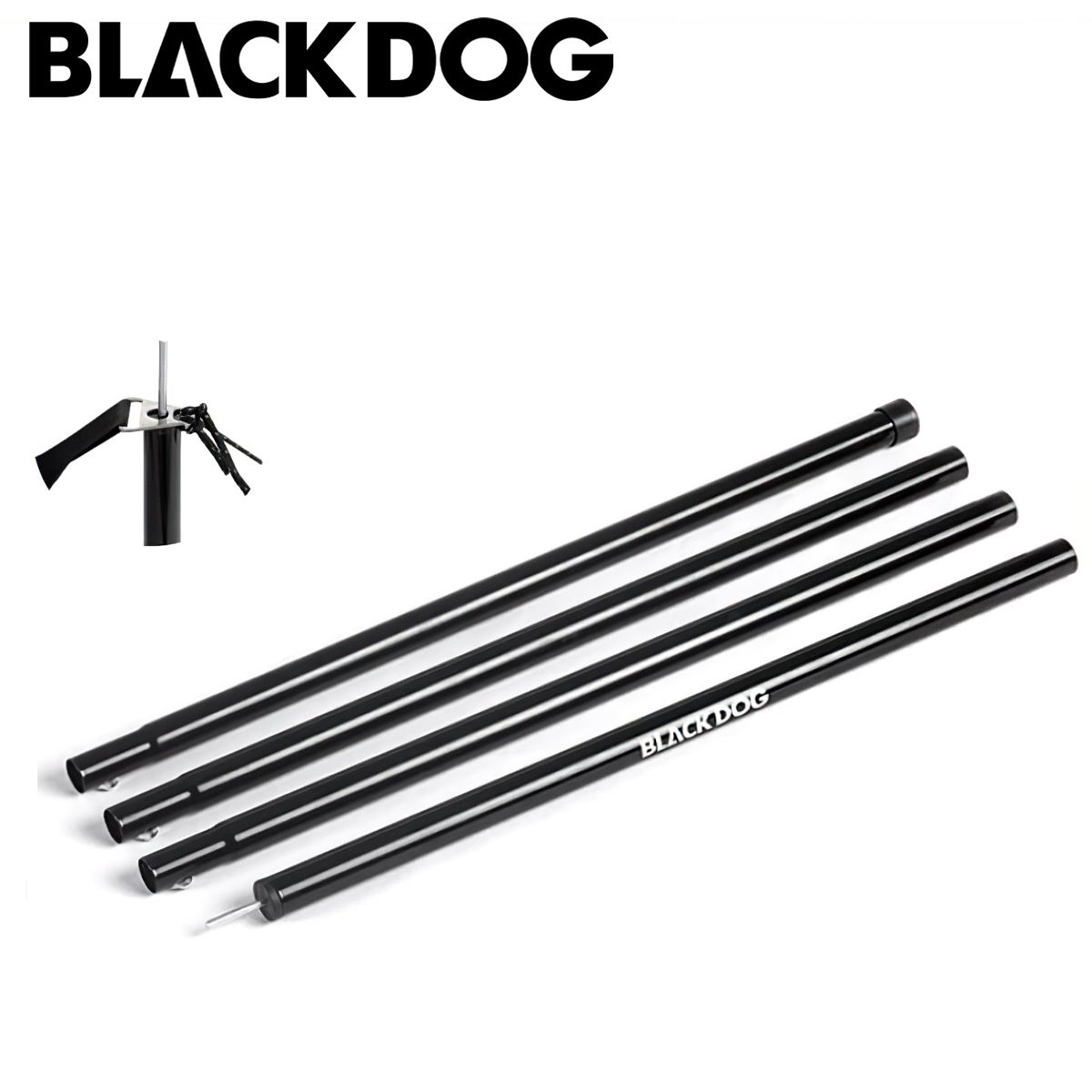  Sào Chống Tăng Cắm Trại 2.4M Blackdog 