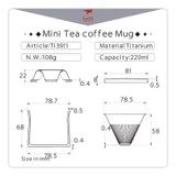  Set Keith Mini Tea Coffee Mug 