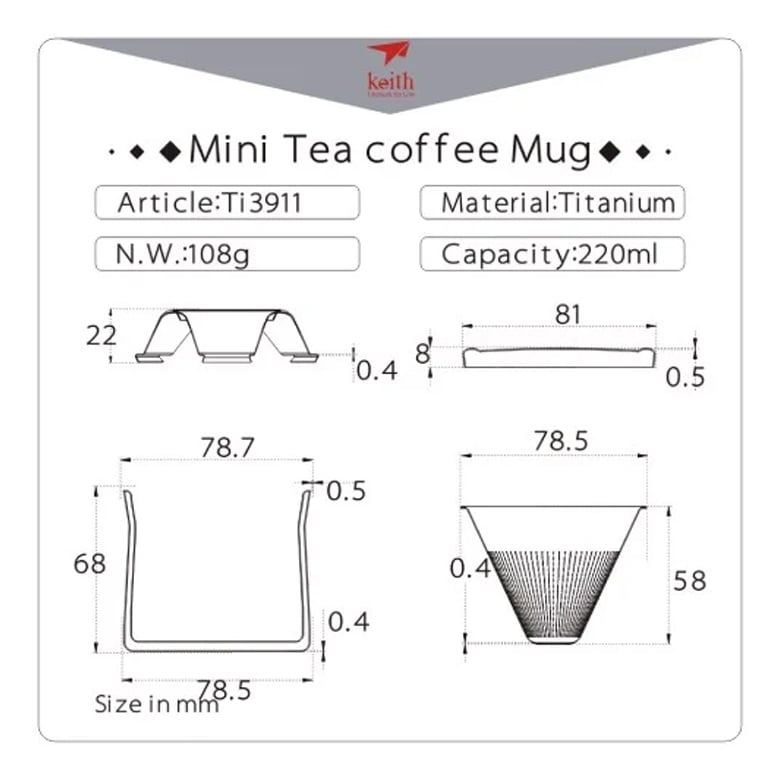  Set Keith Mini Tea Coffee Mug 