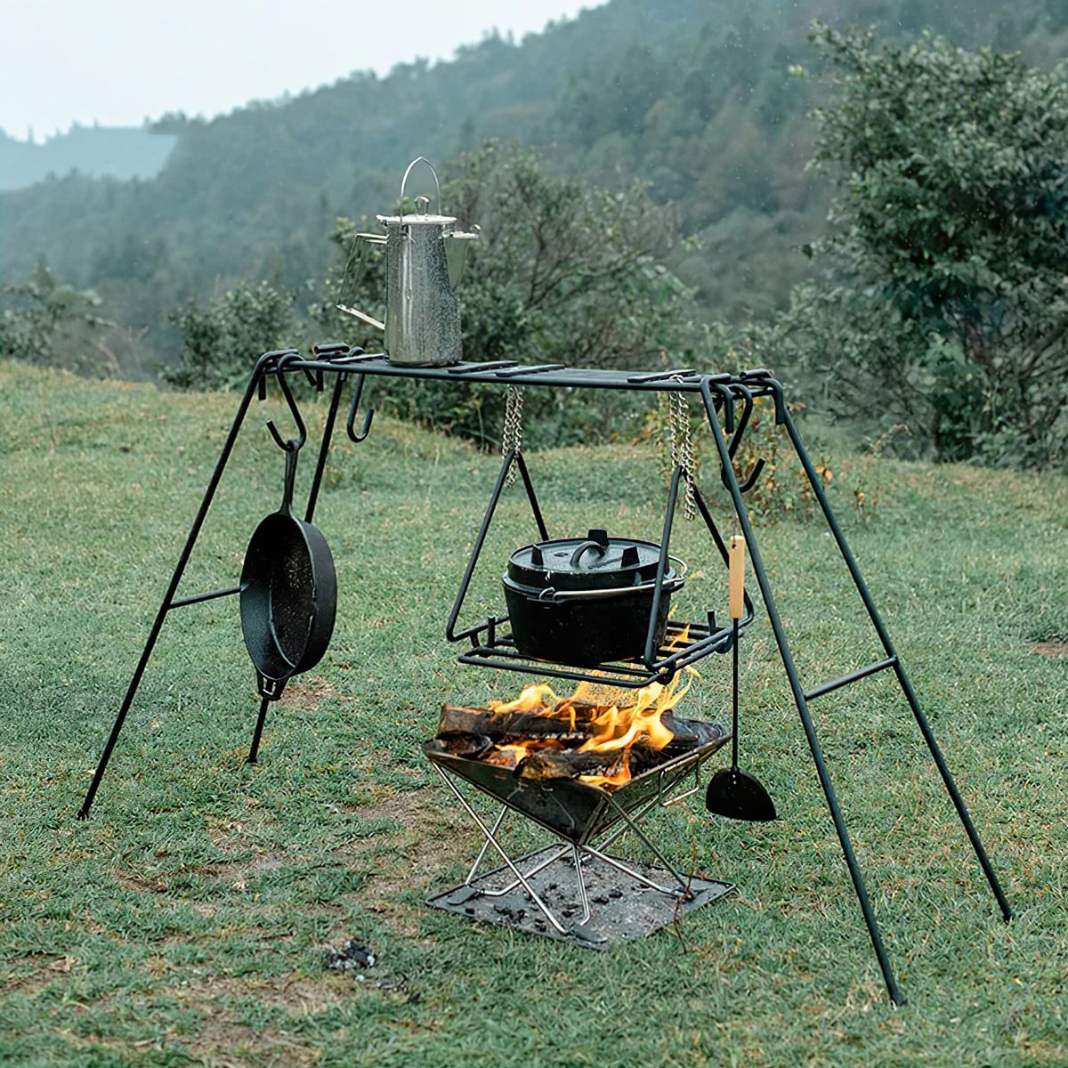  Siêu giá để đồ nấu ăn Glamping Naturehike 