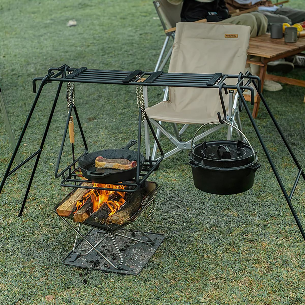  Siêu giá để đồ nấu ăn Glamping Naturehike 