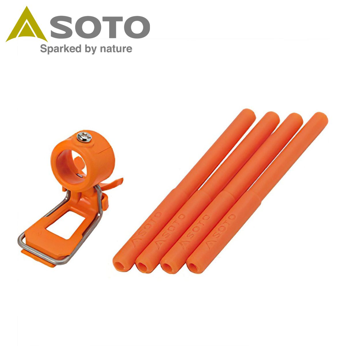  Phụ Kiện Cắm Trại Chân Cao Su Chống Trượt Giúp Việc Sử Dụng Bếp Gas Soto St-310 ( Bếp Nhện ) 