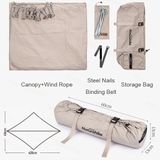  Tấm tăng cắm trại hình thoi Naturehike Glamping 