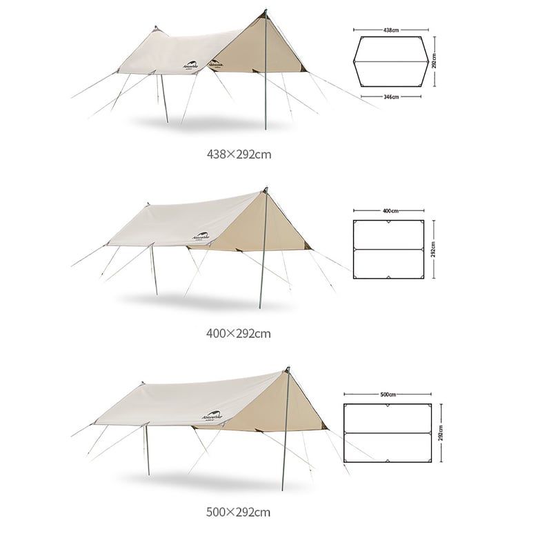  Tăng Lều Cắm Trại Che Nắng Naturehike Shelter Sun 