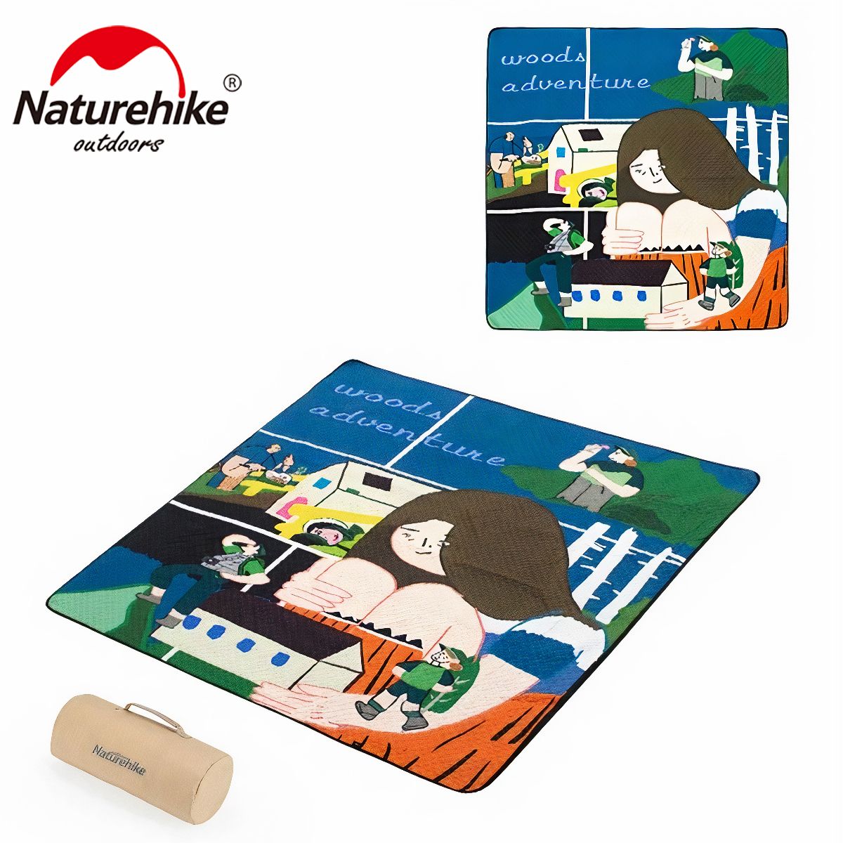  Thảm Dệt Cắm Trại Dã Ngoại Cho 4 Đến 10 Người Naturehike 