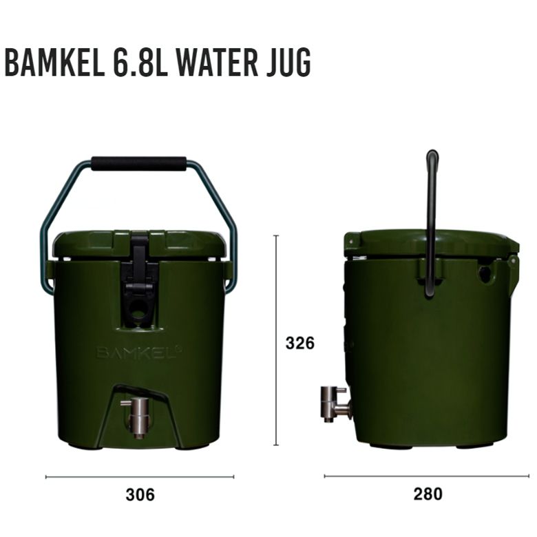  Thùng Đá Cắm Trại BamKel 6.8L Water Jug 