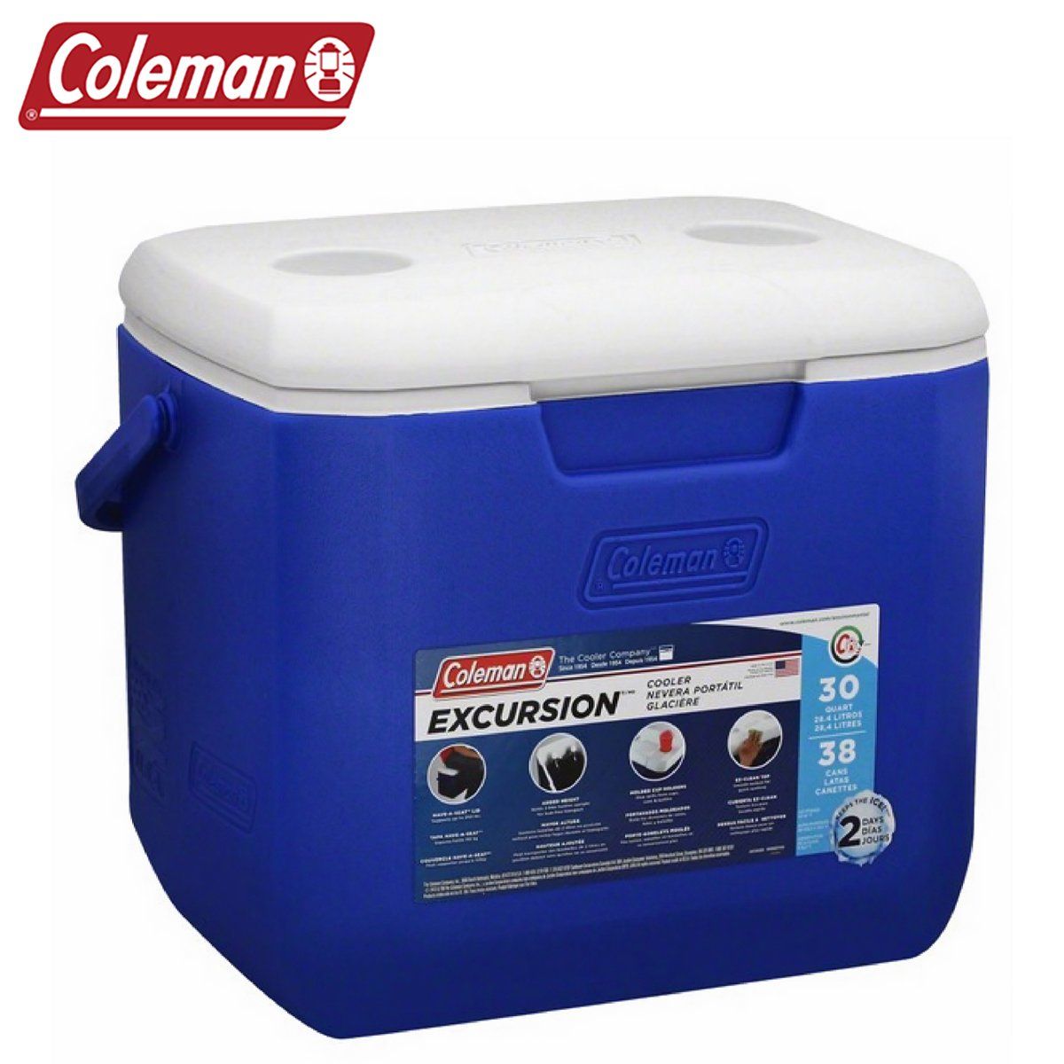  Thùng Giữ Lạnh Coleman - 28.4L - Xanh 