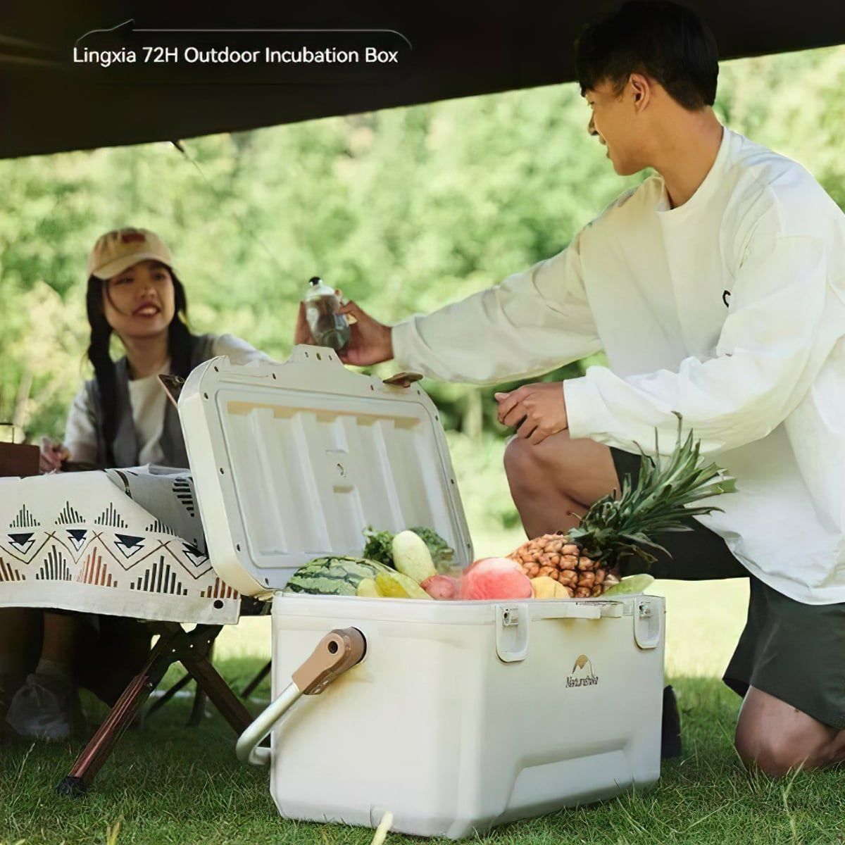  Thùng Đá Lingxia kháng khuẩn Cắm Trại Cỡ Đại Naturehike 