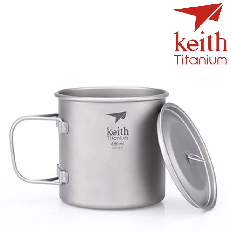  Ca titanium 1 lớp có tay cầm (650ml) 