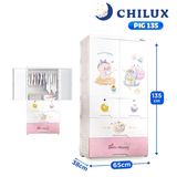  Tủ Đựng Đồ Cao Cấp Cho Bé Chilux - Duck ( 135cm ) 