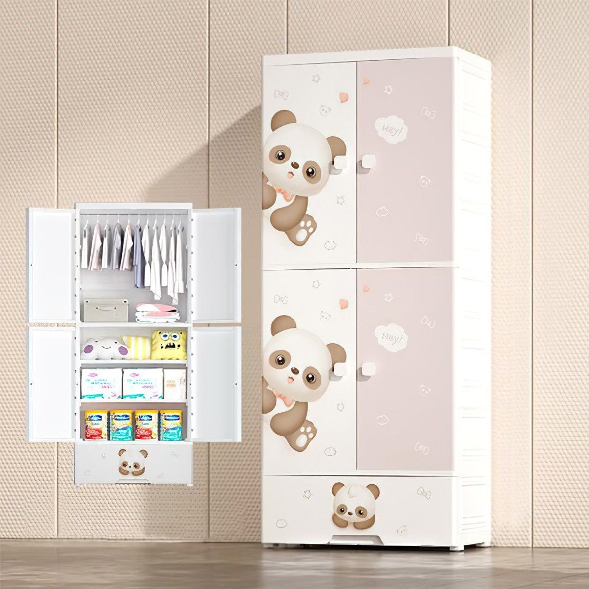  Tủ Đựng Đồ Cao Cấp Cho Bé Chilux - Duck ( 135cm ) 