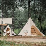  Lều cắm trại kim tự tháp cotton Profound 9.6 cotton pyramid tent Naturehike NH20ZP002 
