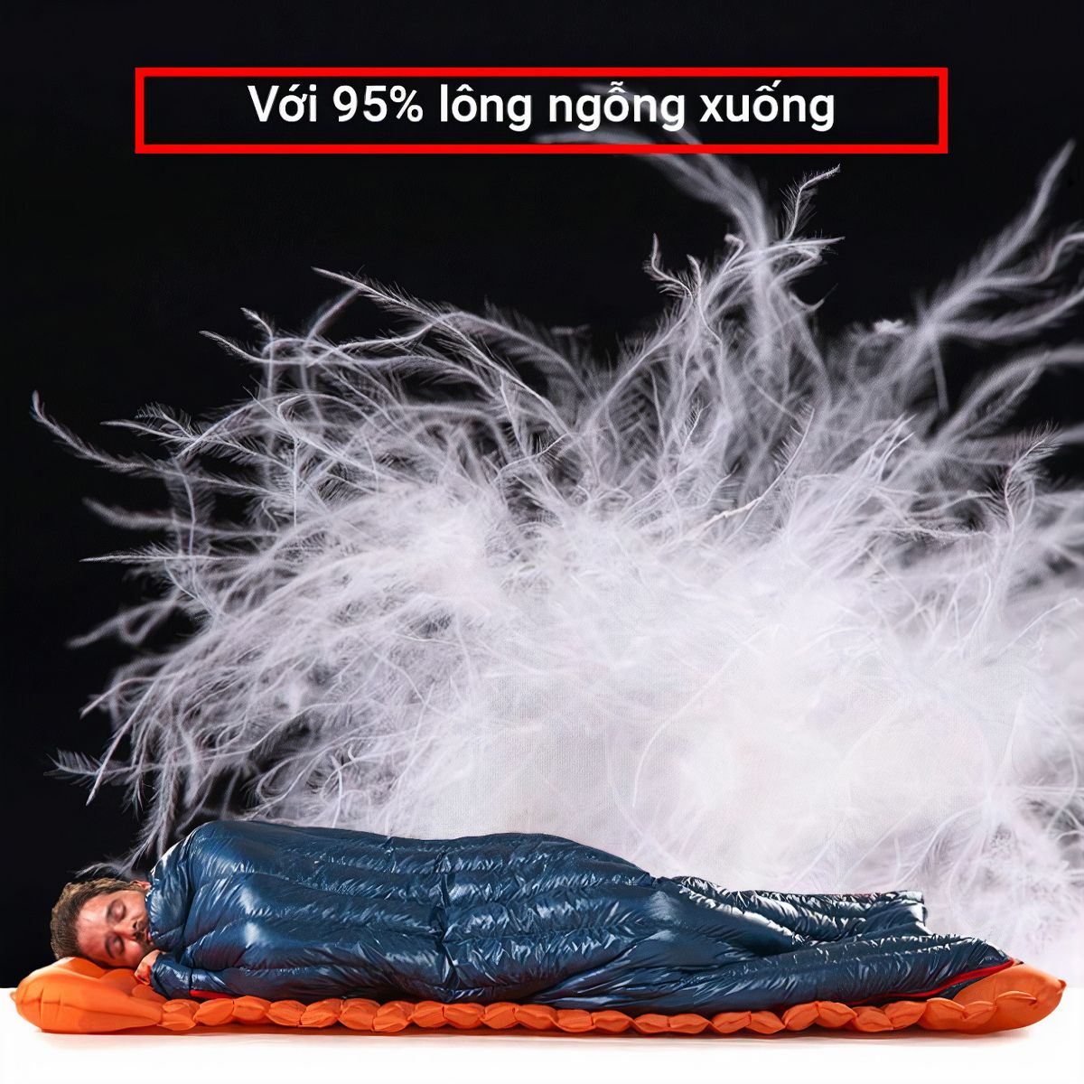  Túi Ngủ Cắm Trại Cá Nhân Cao Cấp Sợi Lông Ngỗng NatureHike CW280 