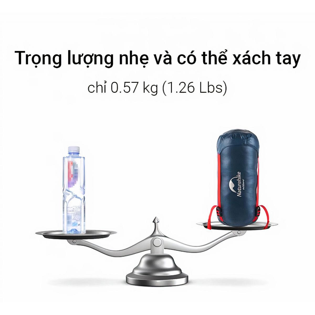  Túi Ngủ Cắm Trại Cá Nhân Cao Cấp Sợi Lông Ngỗng NatureHike CW280 