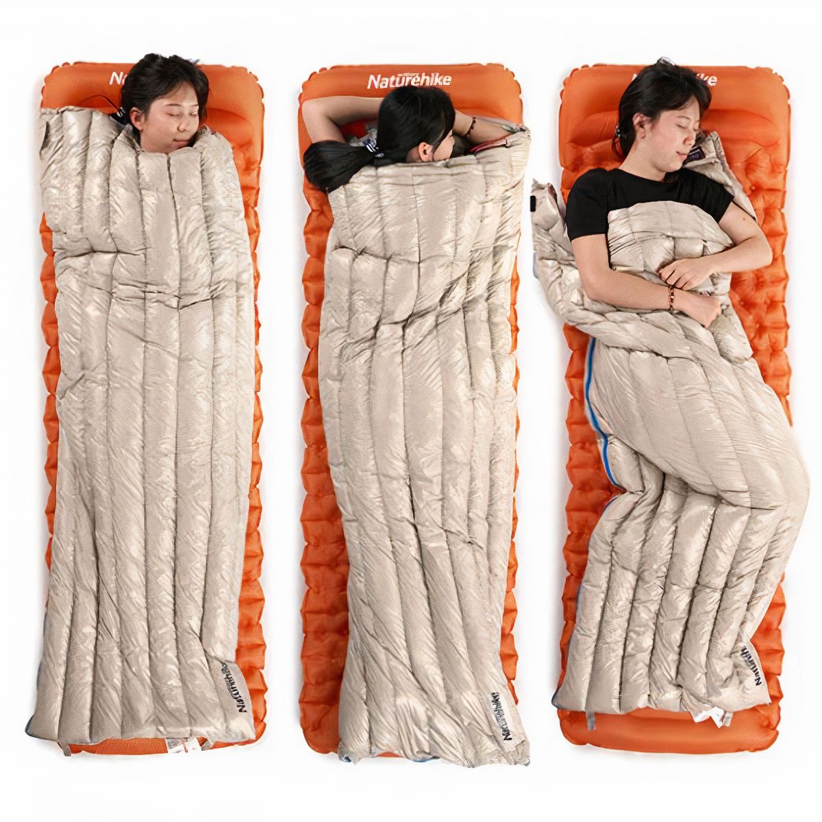  Túi Ngủ Cắm Trại Cá Nhân Cao Cấp Sợi Lông Ngỗng NatureHike CW280 