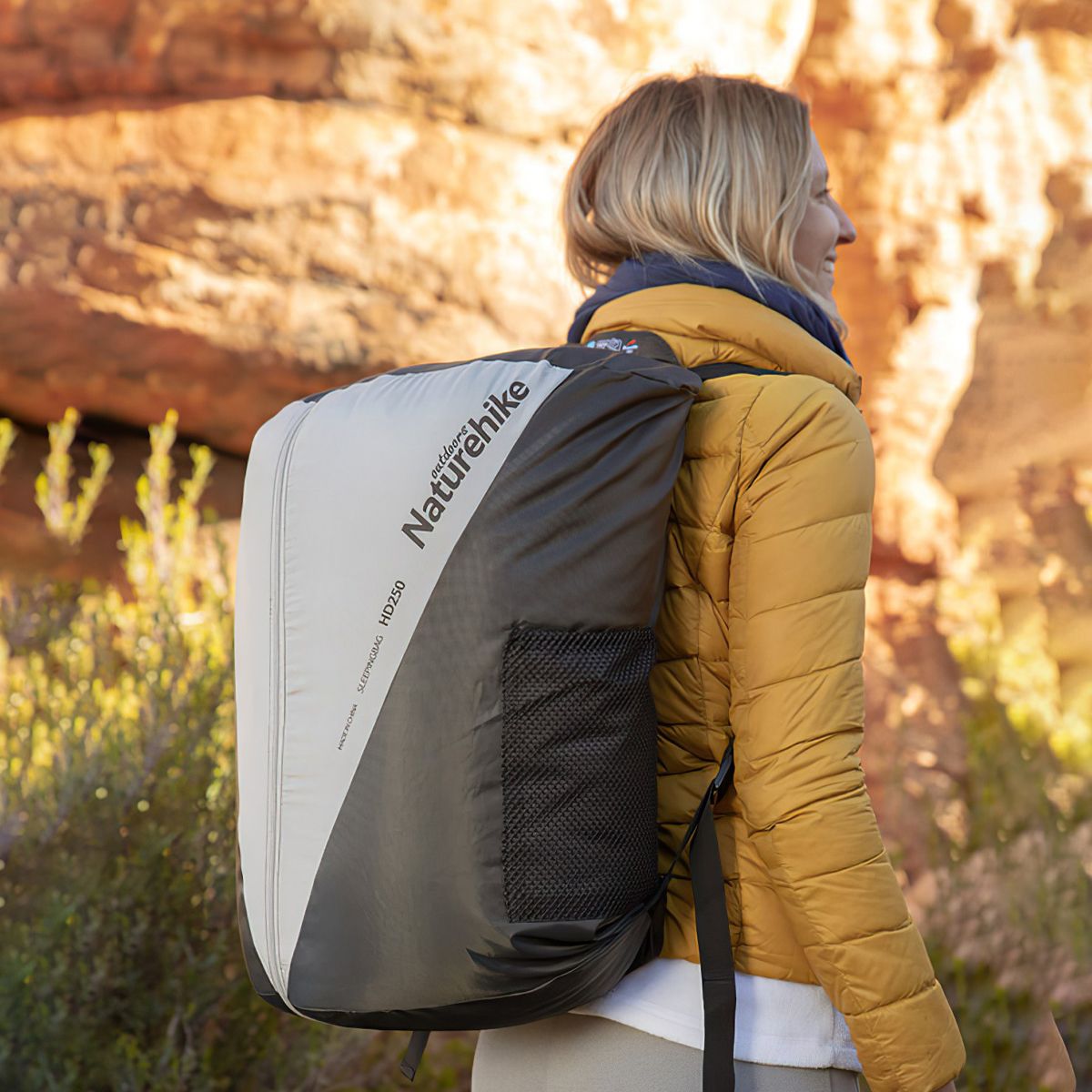  Túi Ngủ Đôi Cotton Có Gối Bông Naturehike 