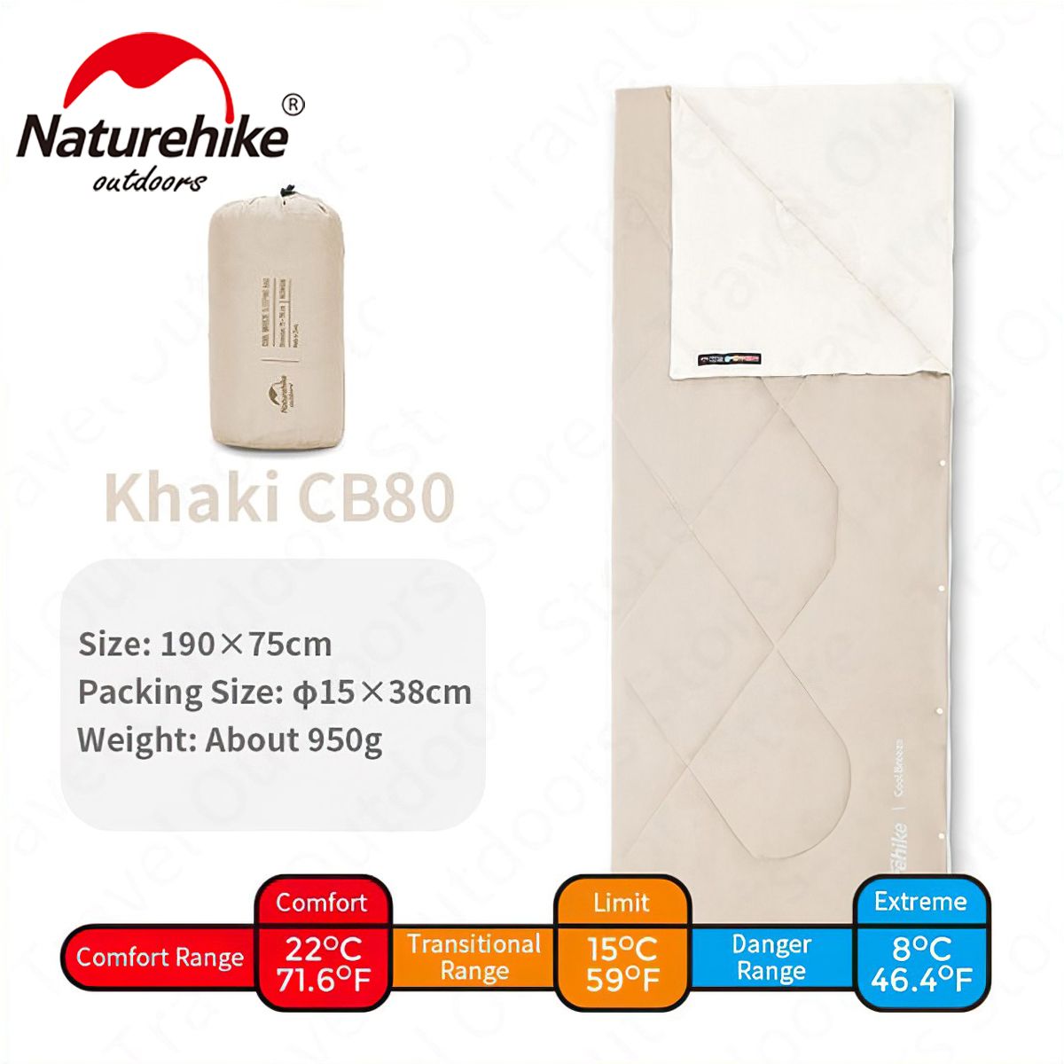  Túi Ngủ Hè Gọn Nhẹ Naturehike 
