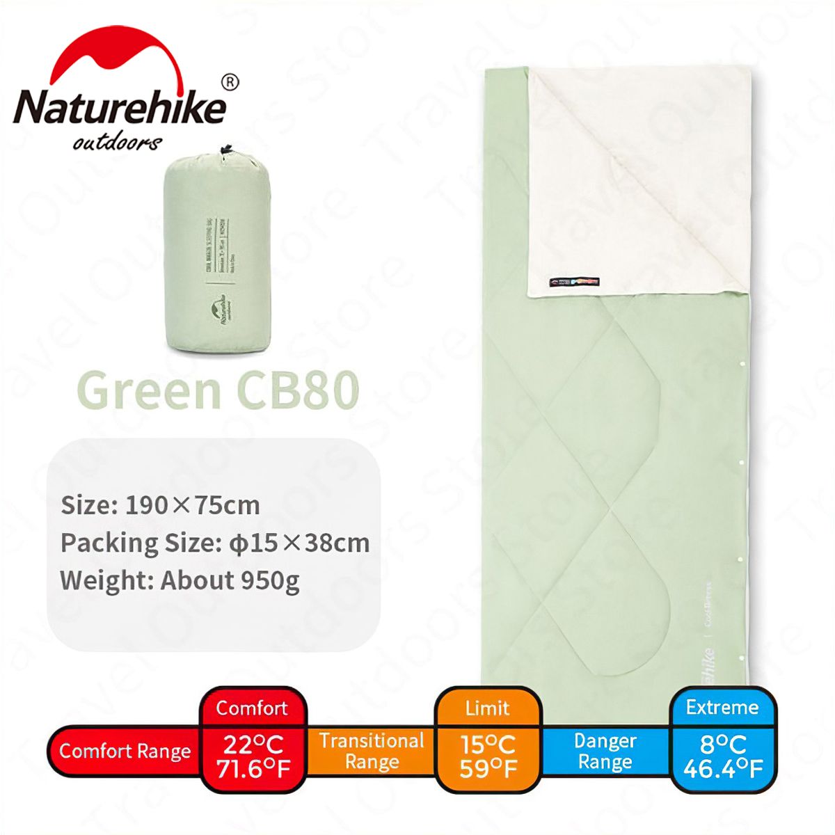  Túi Ngủ Hè Gọn Nhẹ Naturehike 