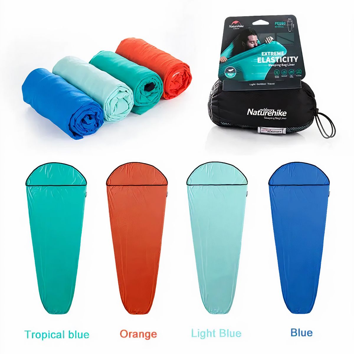  Túi ngủ cắm trại Naturehike mummy ultralight sleeping bag 