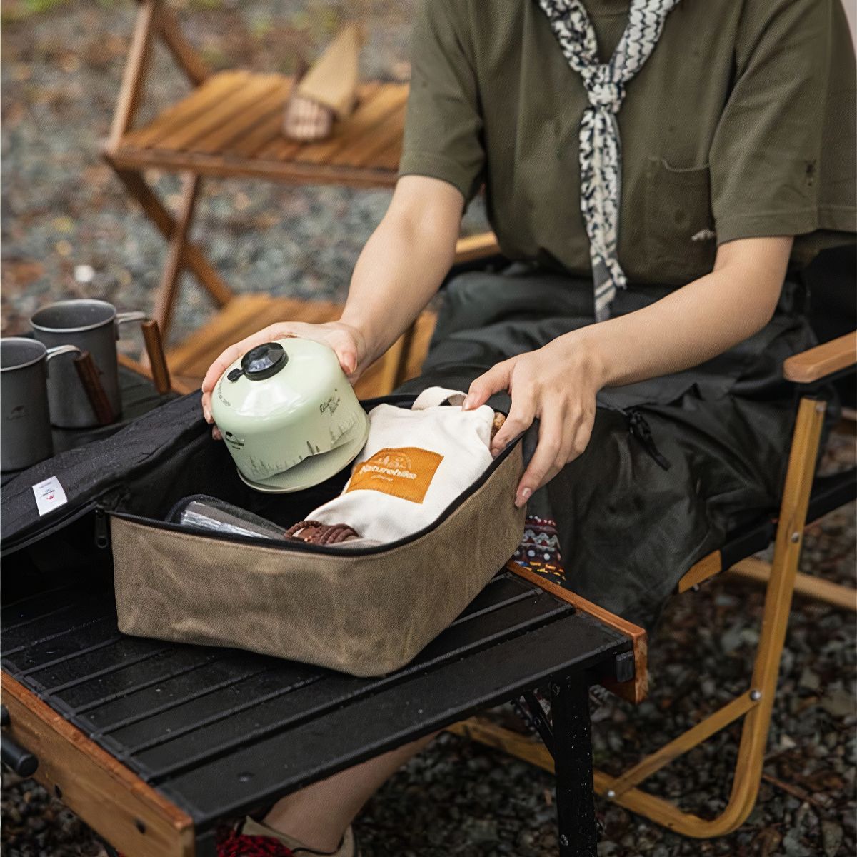  Túi Nhỏ Cắm Trại Xách Tay Bằng Vải Bố Naturehike 