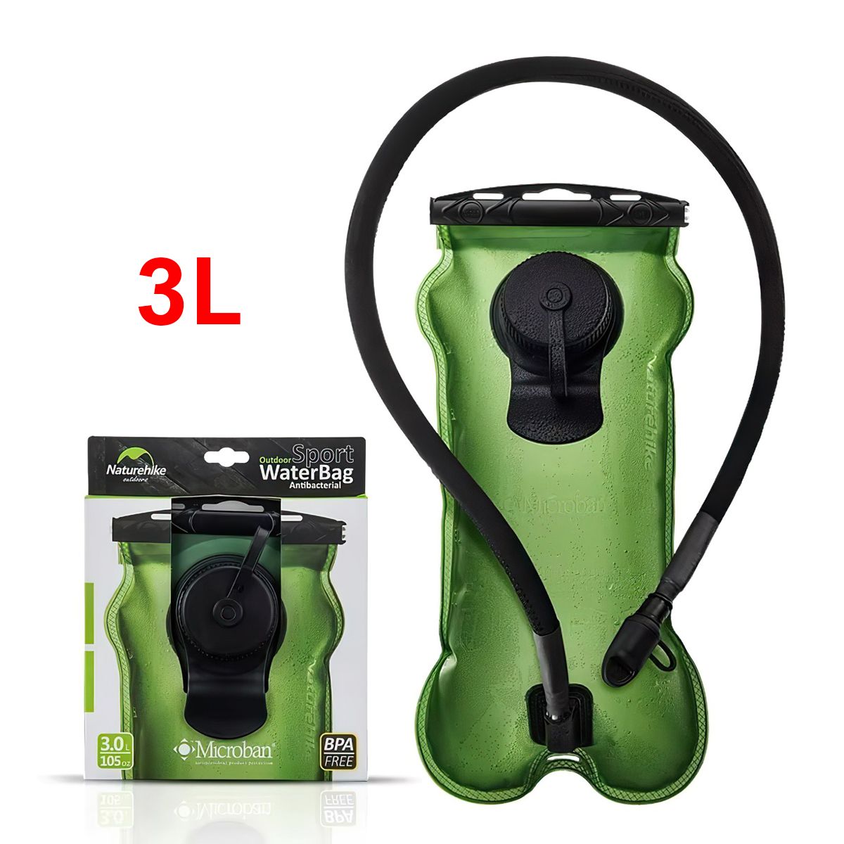  Naturehike Túi Nước Ba Lô Thể Thao PEVA 3L NH30Y030-D 