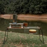  Bếp Ga Glamping Để Bàn Naturehike G01 Tabletop Folding Single Head Gas Furnace 