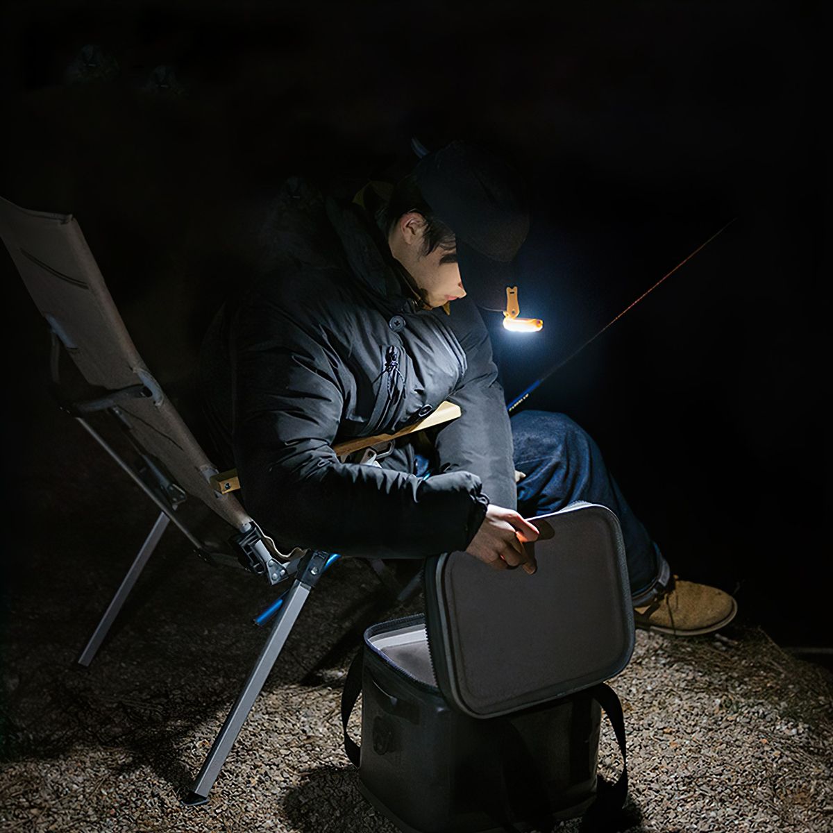  Đèn Pin Kẹp Mũ Câu Cá Dã Ngoại Naturehike Outdoor Clip Hat Lamp 