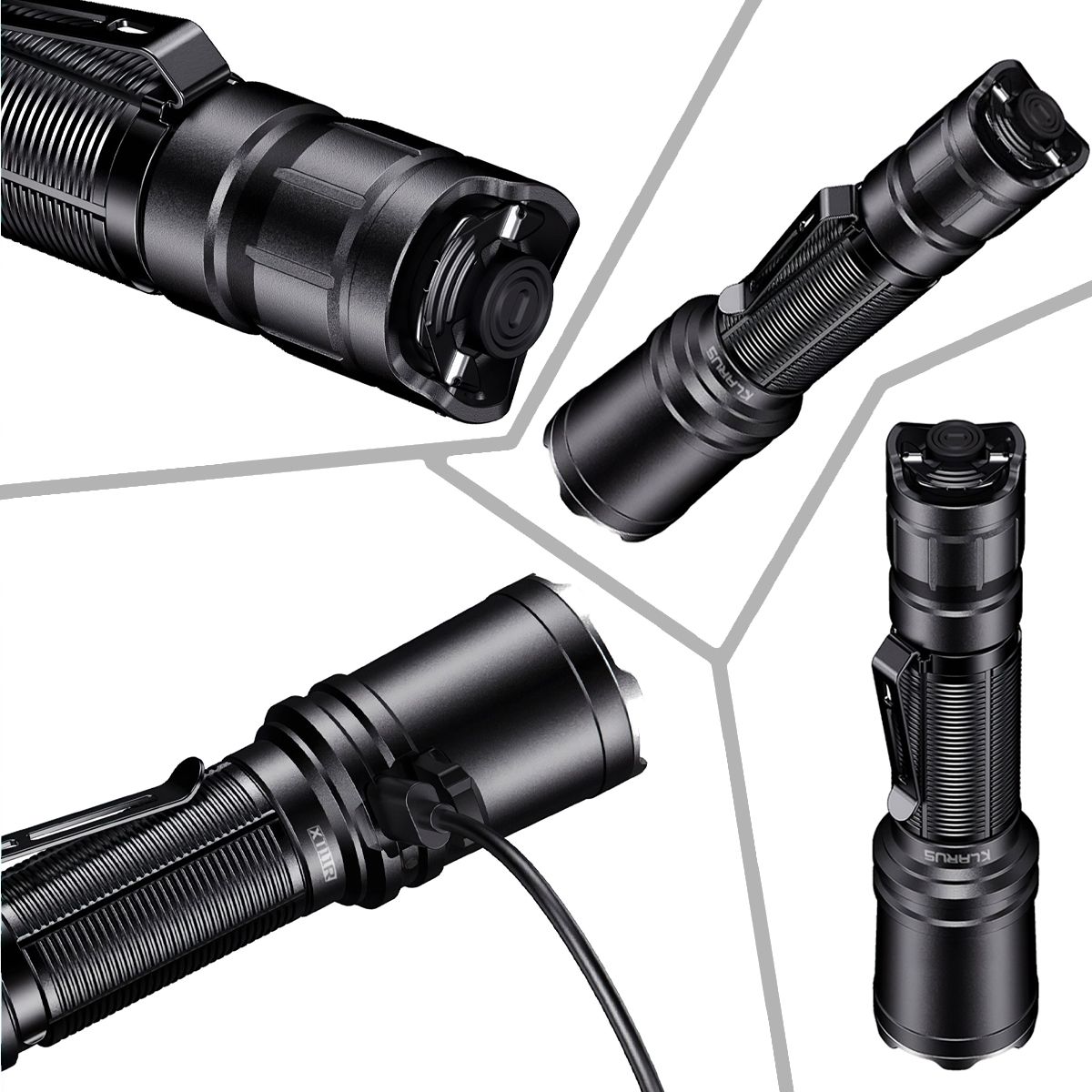  Đèn Pin Cắm Trại Du Lịch Phản Ứng Nhanh Klarus Xt11R Sáng 1300 Lumen Chiếu Xa 300M 
