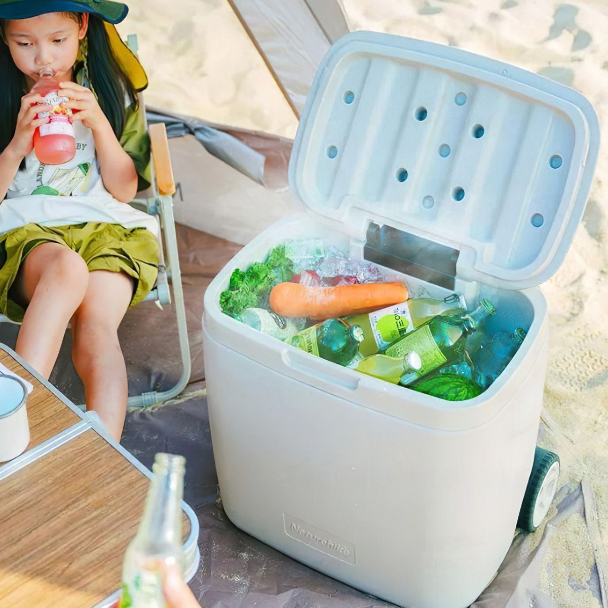  Thùng Giữ Nhiệt Cắm Trại 48H Kháng Khuẩn Cao Cấp Naturehike CNK2300BS013 