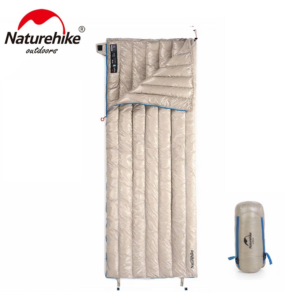  Túi Ngủ Cắm Trại Cá Nhân Cao Cấp Sợi Lông Ngỗng NatureHike CW280 