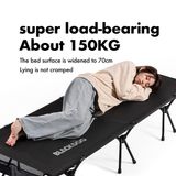  Giường Gấp Gọn Cắm Trại Điều Chỉnh Được Chiều Cao Blackdog Aluminum Alloy Folding Camp Bed 