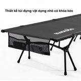  Giường Gấp Gọn Cắm Trại Điều Chỉnh Được Chiều Cao Blackdog Aluminum Alloy Folding Camp Bed 