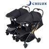  Xe Đẩy Đôi ( Kèm Ghế Ô Tô ) 3In1 Chilux D23 