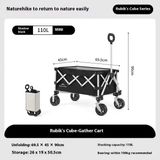  Naturehike Xe Kéo Cắm Trại Gấp Gọn Rubik’s Cube CNK2450JJ017 