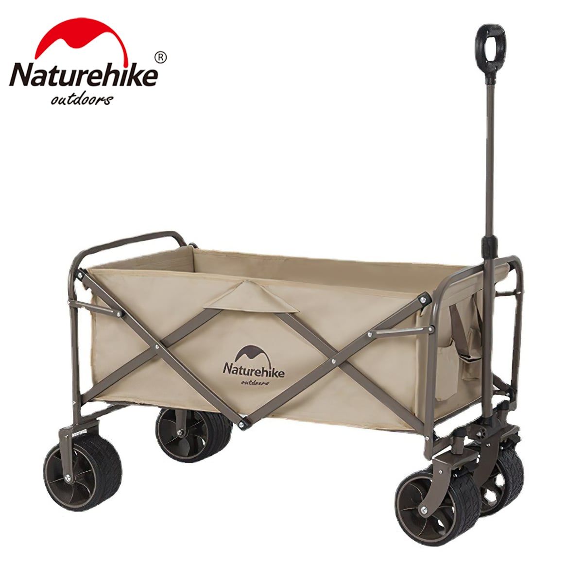  Xe Kéo Đồ Đa Năng – Bánh lớn Cắm Trại Naturehike Folding Trolley 