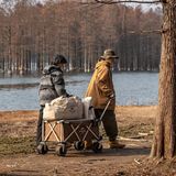  Xe Kéo Đồ Dùng Cắm Trại Gấp Siêu Gọn Naturehike Folding Trolley 