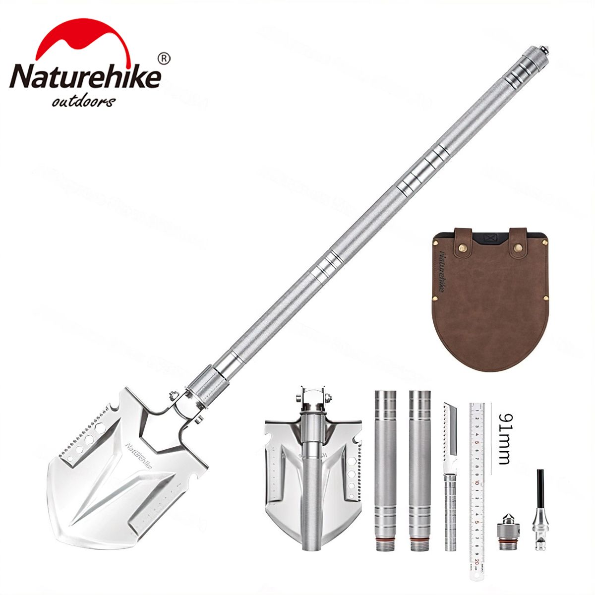  Xẻng Cầm Tay Đa Năng Cắm Trại Naturehike ( Multifunctional outdoor shovel ) 