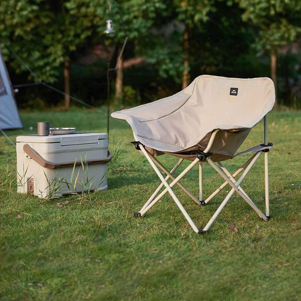 Ghế Xếp Thư Giãn Cắm Trại Naturehike Armrest Moon Chair 