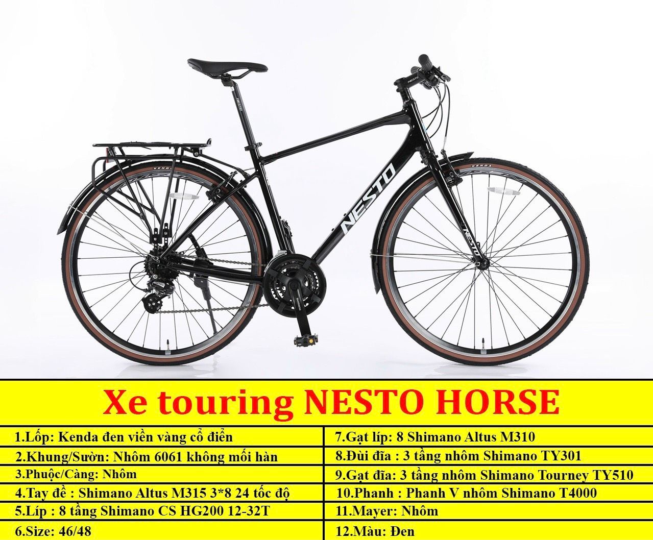 Xe đạp Touring NESTO HORSE 6061