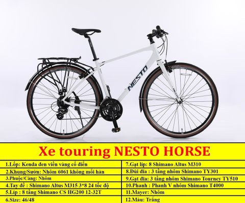  Xe đạp Touring NESTO HORSE 6061 