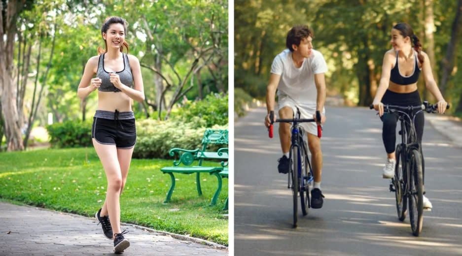 Chạy bộ hay đạp xe giảm cân nhanh hơn? So sánh Calo đốt cháy trong 1h | Tin tức | HT BIKE | BLOG