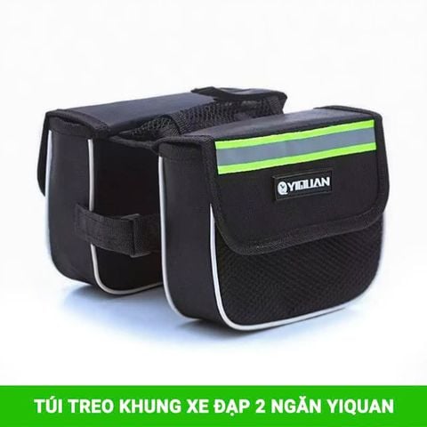  Túi treo khung xe đạp 2 ngăn YIQUAN (phụ kiện xe) 
