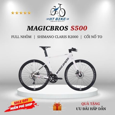  Xe đạp đường phố Touring MAGICBROS S500 khung nhôm | HT BIKE 