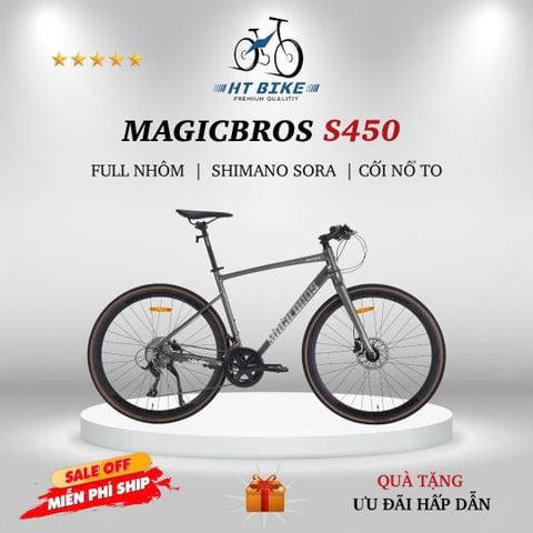  Xe đạp đường phố Touring MAGICBROS S450 PRO | HT BIKE 