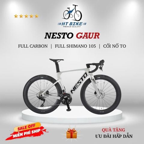  Xe đạp đua Road NESTO GAUR CARBON | HT BIKE 