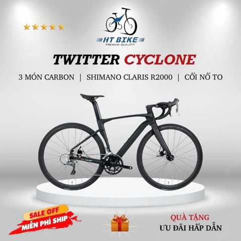  Xe đạp đua Road TWITTER CYCLONE mới nhất 2025 | HT BIKE 