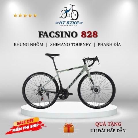  Xe đạp Road FASCINO 828 khung nhôm 